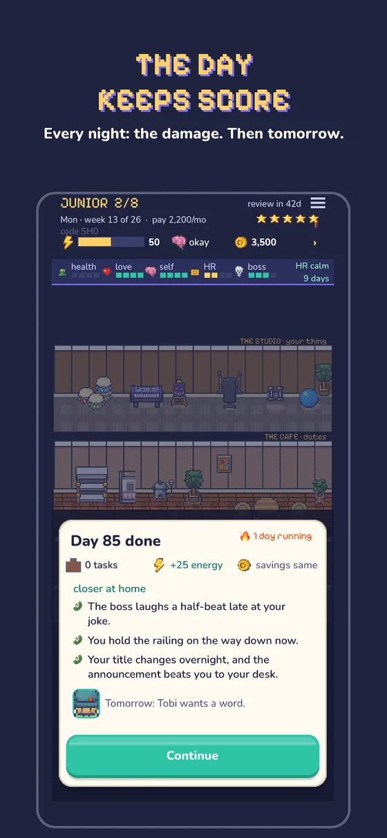 The day keeps score: the night report.